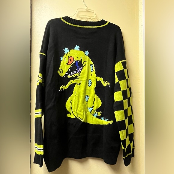 🆕 Dolls Kills Rugrats Reptar Oversized Sweater Medium 90’s Nostalgia - Picture 4 of 6
